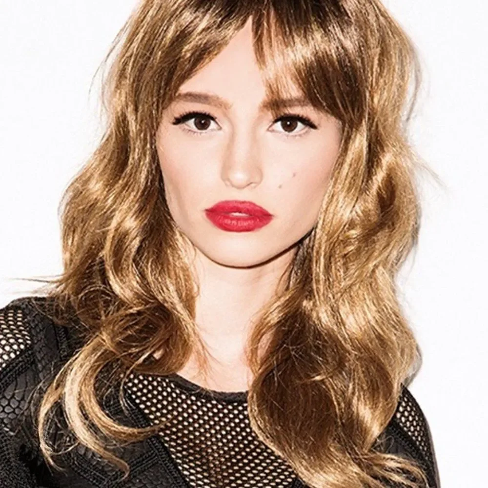 New Skin Top Wig In Strawberry with Baby Blonde 27/613